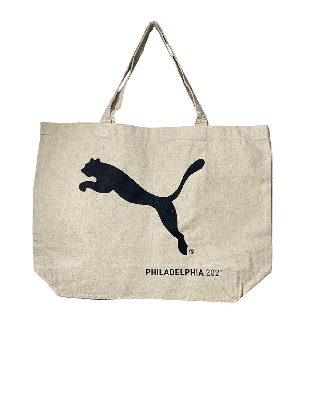 NWOT Puma Loco White Canvas Tote Bag Made in the USA - Picture 1 of 2